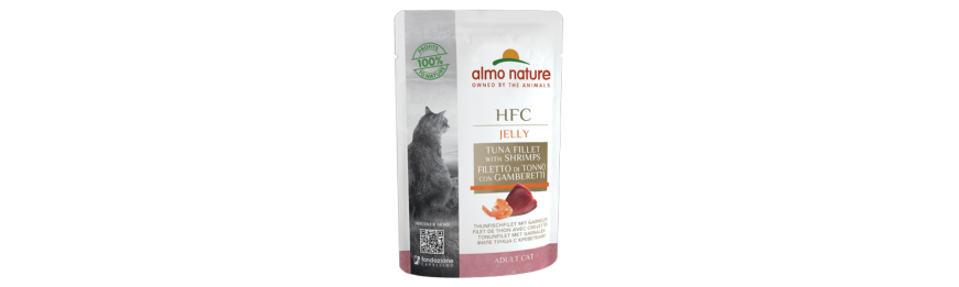 almo nature 貓濕糧系列 - HFC-Jelly / Cuisine 55g (袋裝)