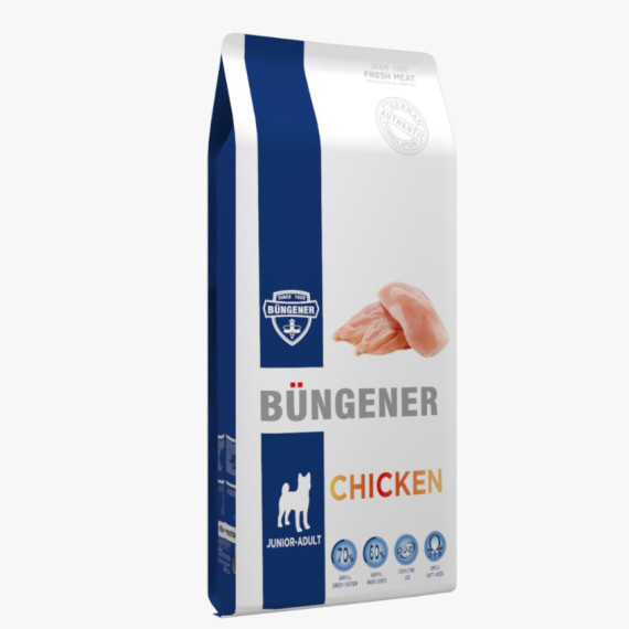 Bungener 博根拿 Grain Free Chicken Junior-Adult 無榖物 雞肉 12KG 成犬配方 - [T1325612]