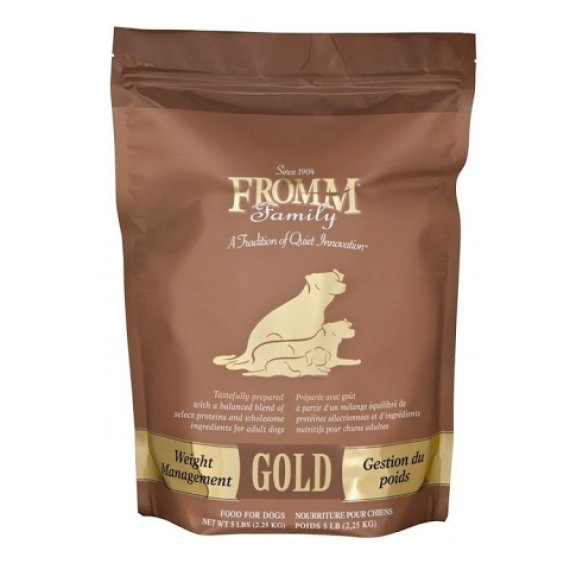 Fromm Weight Management Gold 金裝 雞+火雞+魚+蔬菜配方 低脂減肥 犬糧 (啡色)  05lb