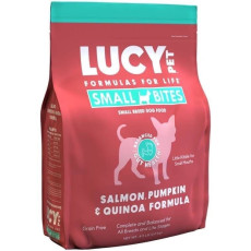 美國Lucy無殼物 Salmon, Pumpkin and Quinoa 三文魚&南瓜&藜麥全犬糧 (小型犬夥粒) 4.5lbs [LDSS45]