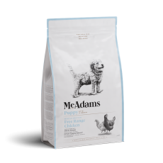 McAdams 自由放養雞肉(幼犬配方) 狗乾糧 2kg (藍袋) [PPC-D02] 