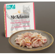 McAdams 自由放養雞肉、大西洋蝦 貓貓餐盒 100g [WET CAT] (紅)