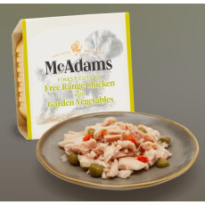 McAdams 自由放養雞、田園蔬菜 狗狗餐盒 150g [WD-CTH-150ALU] (黃)