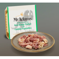 McAdams 自由放養火雞、田園蔬菜 狗狗餐盒 150g [WD-CV-150ALU] (深綠)