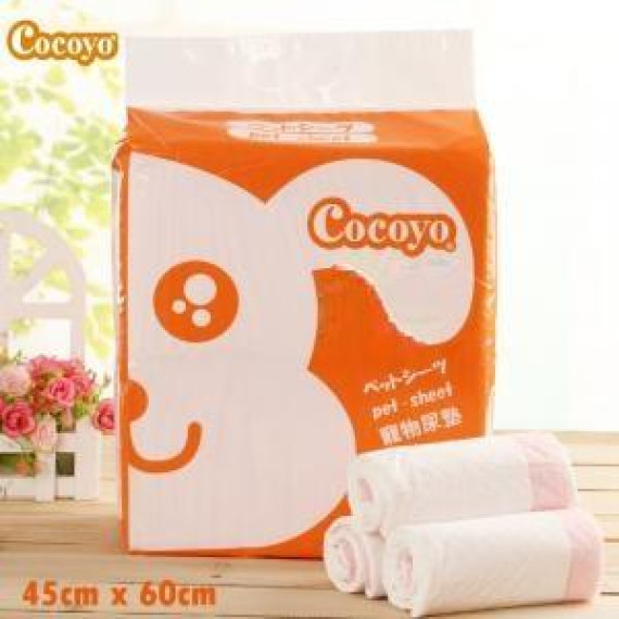  CoCoYo  超強吸力寵物尿墊 M 50片 (橙)