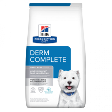 Hill's 希爾思 Derm Complete Small Bite - Skin / Food Sensitives	環境及食物過敏配方 狗乾糧 1.5kg (細粒) [605802]