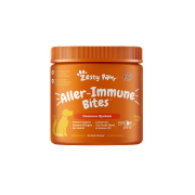 Zesty Paws - Aller-Immune Bites 抗敏免疫咀嚼軟粒 - 90粒 花生醬味 (犬用) | 橙標啡字 [003265] 