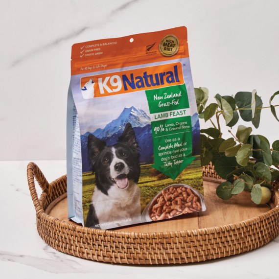 K9 Naturals [K9-L 500]- 冷凍脫水狗乾糧- 羊肉盛宴配方 500g