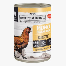 Country of Animals Dog Wet Food Monoprotein CHICKEN 單⼀蛋⽩雞⾁ 狗罐頭 200g