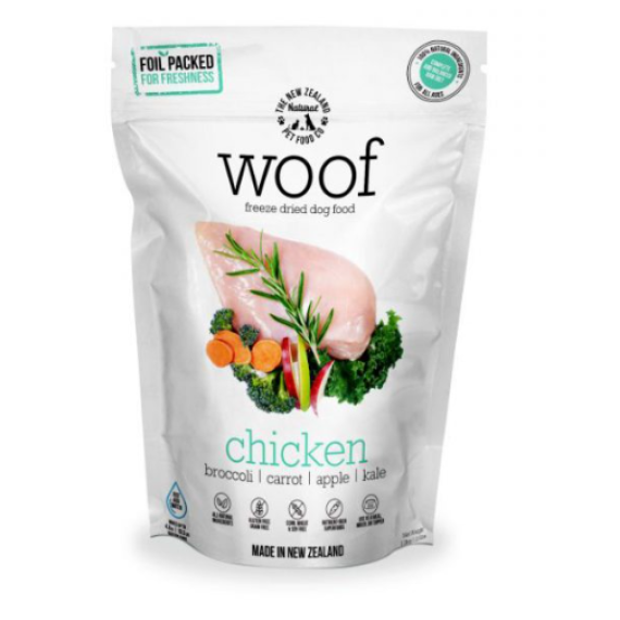 WOOF -  Chciken  紐西蘭 低溫凍乾*雞肉* 狗糧 1kg [NZ-WFD1200C]