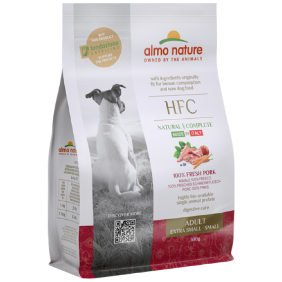 Almo Nature 狗乾糧 [9261] HFC 小型犬乾糧 - 新鮮豬肉 1.2kg