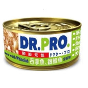 Dr. Pro 關節元氣貓罐頭 吞拿魚+銀鱈魚 80g x 24罐 原箱同款優惠 [DP51036]