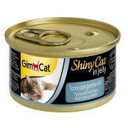 GimCat ShinyCat Tunno con Gamberetti 吞拿魚蝦肉貓罐頭 70g GM413099