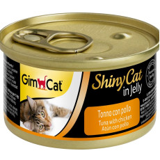 GimCat ShinyCat Tunno con pollo 吞拿魚雞肉貓罐頭 70g GM413105