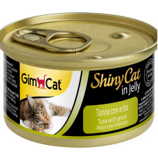 GimCat ShinyCat Tonno con erba 吞拿魚貓草貓罐頭 70g GM413242