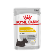 Royal Canin 加護系列 - 成犬皮膚舒緩加護主食濕糧（肉塊）*Dermacomfort Adult Dog (Loaf)* 85g (黃) [3163700]