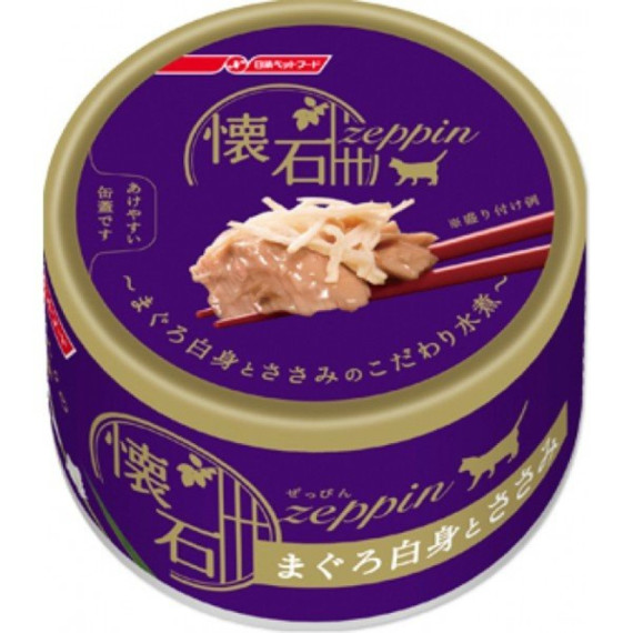 懷石 NP-Z13 極品 白吞拿魚雞肉貓罐頭 80g