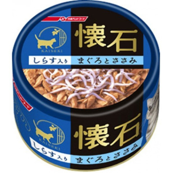 懷石 NP-K11 啫喱-吞拿魚+雞柳+白飯魚貓罐頭 80g