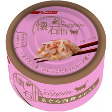 懷石 NP-Z17 極品 白吞拿魚+蟹柳貓罐頭 80g