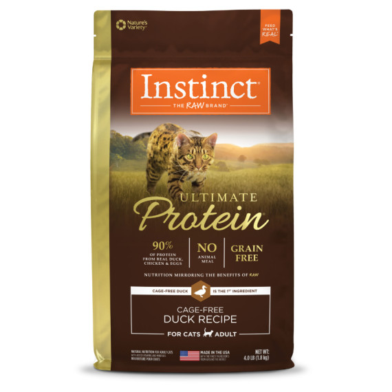 斷貨-Nature's variety instinct ultimate protein 頂級蛋白鴨肉肉貓糧 04磅 [658535]