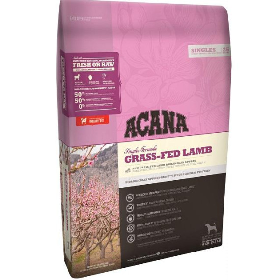 ACANA Singles Grass-Fed Lamb 傳承 單一蛋白 草飼羊 犬糧 11.4kg [ADLA11K]