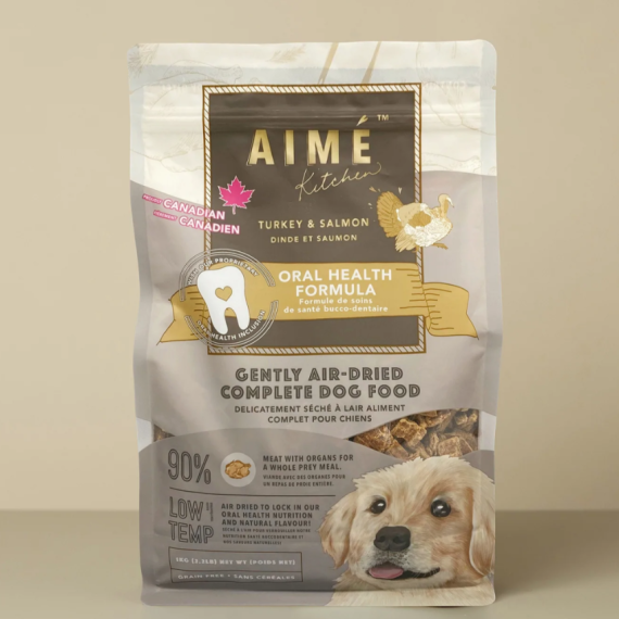 Aime Kitchen [AKATD1S] 風乾鮮肉主食糧系列 火雞三文魚狗糧 *口腔強健配方* 100g