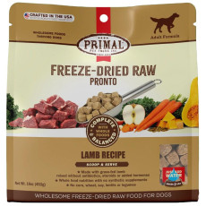 Primal FREEZE-DRIED RAW PRONTO 凍乾肉粒犬糧系列 - 羊肉配方 16oz/453g [CLPRFD16]