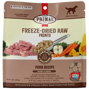 Primal FREEZE-DRIED RAW PRONTO 凍乾肉粒犬糧系列 - 豚肉配方 16oz/453g [CPPRFD16]