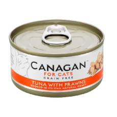 Canagan [WP75] 貓用無穀物吞拿魚+大蝦配方罐頭 75g