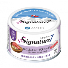 Signature7 全齡肉醬主食罐 80g  Bonito & Lotus Seed 消化+心臟健康 鰹魚+雞肉+蓮子 FRIDAY [S7-285610]