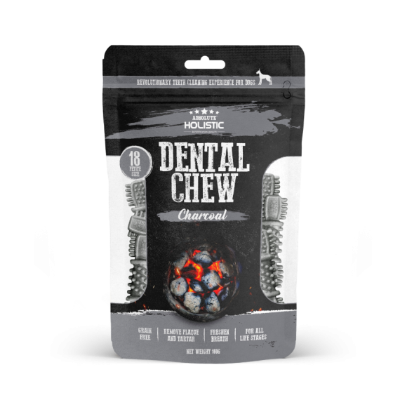 ABSOLUTE HOLISTIC Dental Chew 狗潔齒骨 活性碳口味18支裝160g [AH-2835]