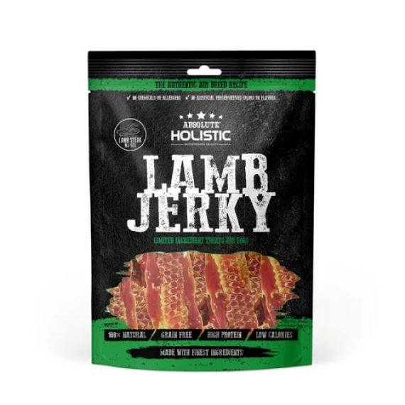 Absolute Holistic Jerky高級純天然狗小食  鮮羊肉塊 100g [MJ-02L]