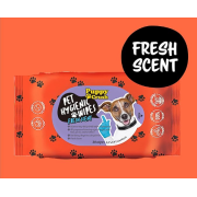 Puppy Crush Pet Hygienic Wipes -  Fresh Scent 寵物濕巾 - 清香味 30張 [PCY112] (紅)