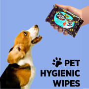 Puppy Crush Pet Hygienic Wipes -  Fresh Scent 寵物濕巾 - 清香味 30張 [PCY112] (紅)