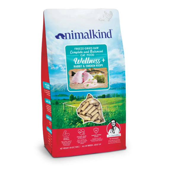 Animalkind   兔子和雞肉配方 凍乾生肉貓主糧 100g [010-01936]