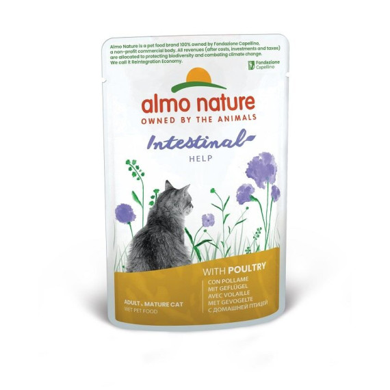 almo nature Holistic 貓濕糧系列 - 腸胃護理 Digestive Help Intestinal 家禽 70g [5295]