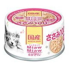 AIXIA [MT-5] Miaw Miaw 貓罐頭 雞胸肉 60g (粉紅) (日本製)