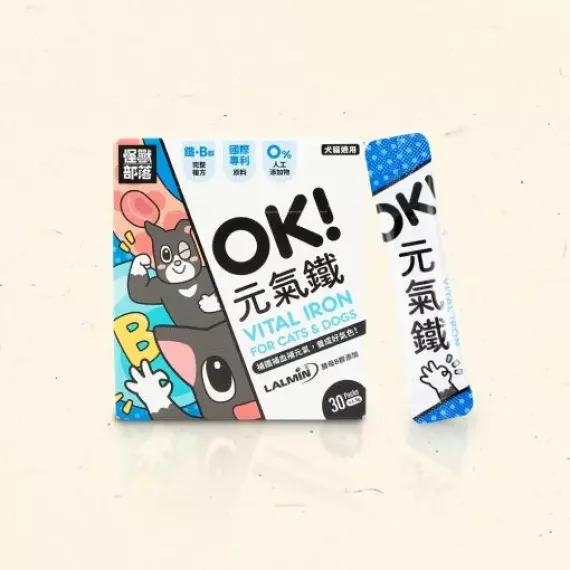 怪獸部落 - OK！元氣鐵 (1.5g x 30包)｜貓狗保健品