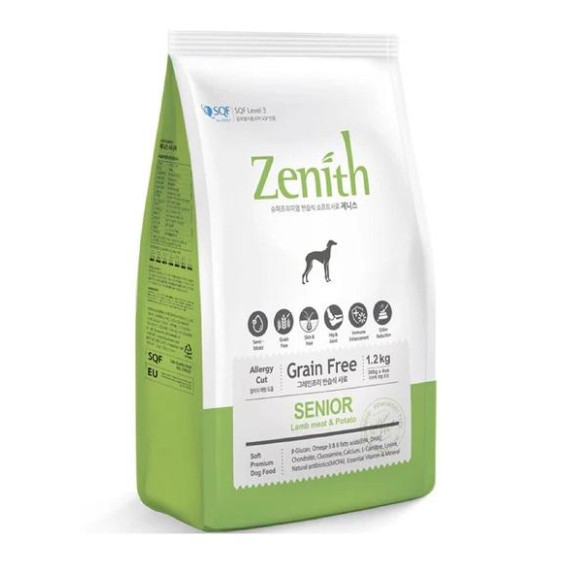 Zenith 軟粗糧高級羊肉和馬鈴薯老犬糧 - 半濕糧 (300g x 4) 1.2kg [ZN05]