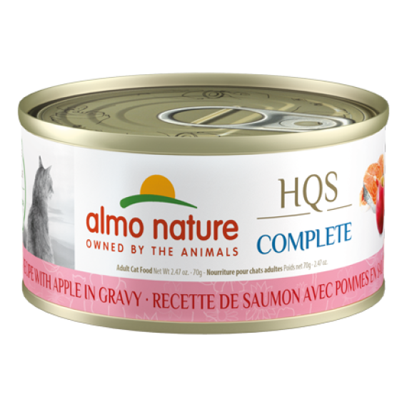 Almo Nature HQS Complete 三文魚蘋果貓主食罐 70g [1704]