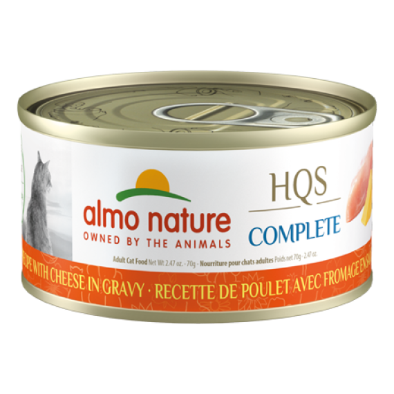 Almo Nature HQS Complete 雞肉芝士貓主食罐 70g [1701]