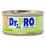 Dr.Pro 全機能系列 吞拿魚 + 銀鱈魚 80g x 24罐原箱同款優惠 [DP25969]