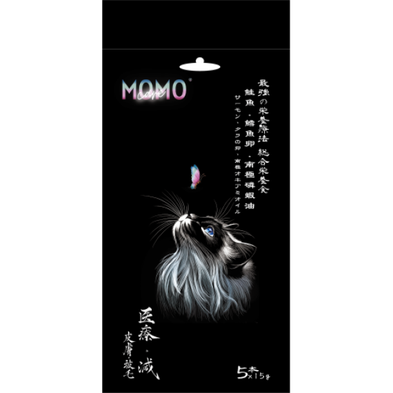 MOMOCARE - 功能性主食軟肉泥 (鮭魚,鱈魚卵,南極磷蝦油) (皮膚披毛) 15g x 5入/包 [MMC-MP-SCA-5]