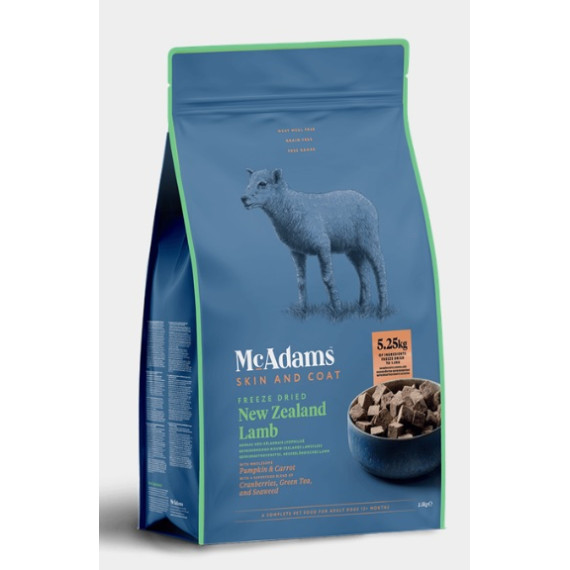 McAdams 草甸羔羊肉 凍乾狗糧 400g [NZFDD400]