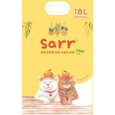 Sarr 韓國天然豌豆 豆腐砂 - 原味18L [SA18L-2.0-OR]