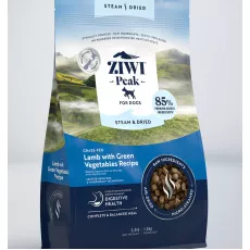 Ziwipeak 巔峰 微蒸風乾系列 [ZSDL1.5] 微蒸風乾狗糧 草飼羊肉 配綠色蔬菜 食譜 1.5kg