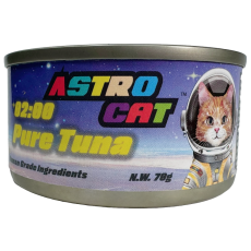 Astro Cat 全年齡 貓貓肉絲湯罐 PURE TUNA 純吞拿魚 70G [P00154]