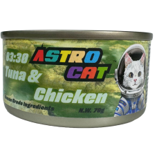 Astro Cat 全年齡 貓貓肉絲湯罐 TUNA & CHICKEN 雞肉+吞拿魚 70G [P00155]