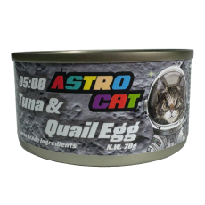 Astro Cat 全年齡 貓貓肉絲湯罐 TUNA & QUAIL EGG 鵪鶉蛋+吞拿魚 70G [P00157]