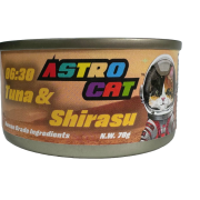 Astro Cat 全年齡 貓貓肉絲湯罐 TUNA & SHIRASU 魩仔魚(白飯魚)+吞拿魚 70G [P00156]